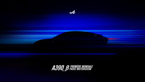 3164 a390 v alpine to present the show car for its first ever electric sport fastback image