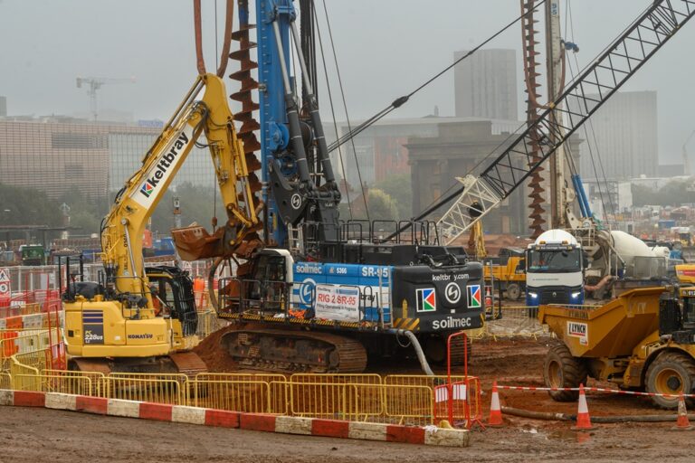 1729145727 three 95 tonne piling rigs start foundations work