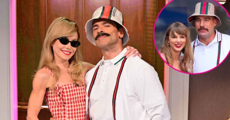 Promo Kelly Ripa and Mark Consuelos Channel Taylor Swift and Travis Kelce for Halloween 02