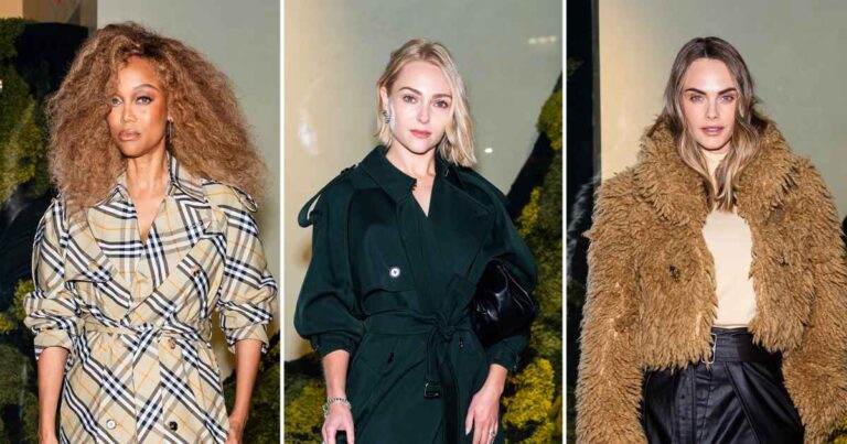 Stars Went All Out for the Burberry Store reopening