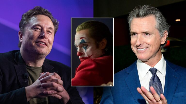 joker split musk newsom