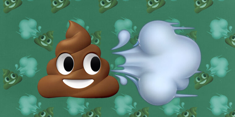 poop fart emoji