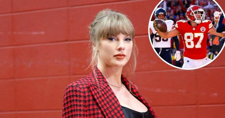 CBS Announcer Says Travis Kelce Record Tying TD Will Give Taylor Swift Something to Sing About 0018