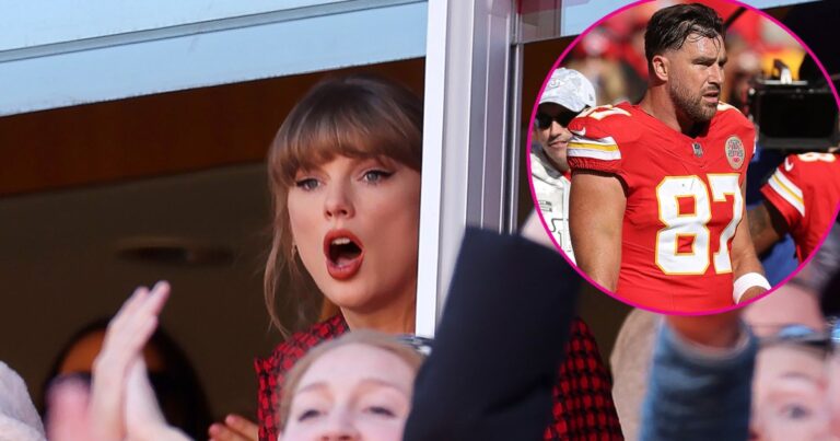 Taylor Swift Cheers as Travis Kelce Scores 2nd Touchdown of NFL Season 01 2024