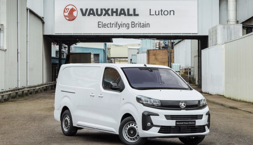 Vauxhall Luton Vivaro electric