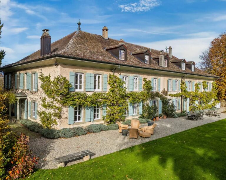 The serene Swiss estate where Hollywood icon Audrey Hepburn resided for her final three decades is now up for sale. Image Frank Knight