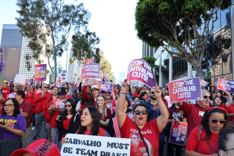 Delilah LAUSD union rally 3 1 1024x683
