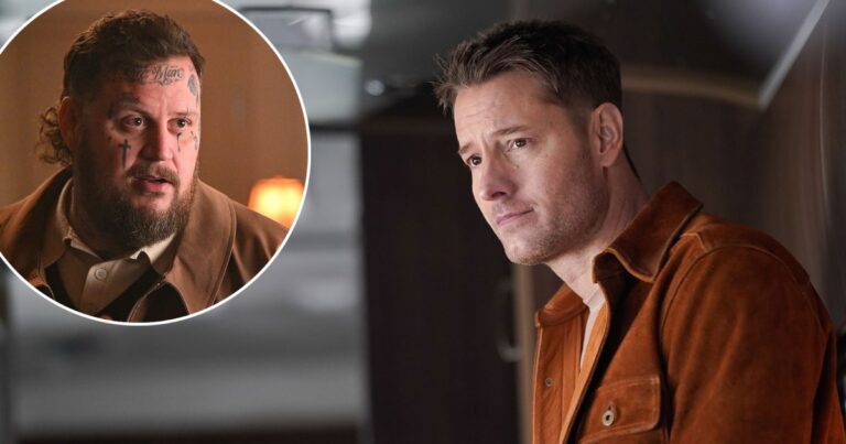 Promo Justin Hartley Tracker Lost Jelly Roll Cameo to Fire Country