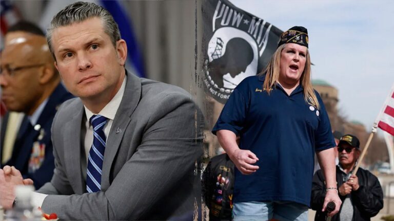 hegseth and trans protest