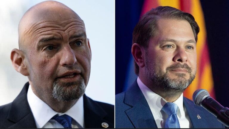 split of fetterman and gallego